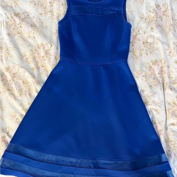 Calvin Klein Dresses & Skirts - Calvin Klein Illusion Stripe Fit & Flare Dress